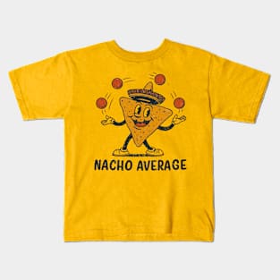 The Nacho Master: Juggling His Way to Cheesy Victory Kids T-Shirt